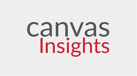 Introduction To Canvas Insights Youtube