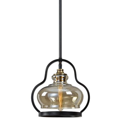 Uttermost Lighting Fixtures Pendant Lights 22100 Cotulla 1 Lt Mini Pendant Upper Room Home