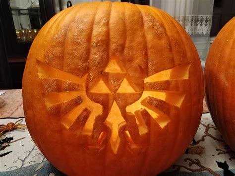 I Carved A Zelda Pumpkin Zelda