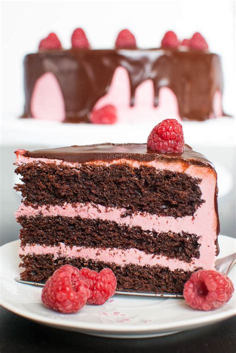 Schoko - Himbeer - Torte mit cremiger Ganache Kaffee Cupcakes