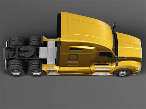 Kenworth T680 2015 Truck 3d Model By Squir