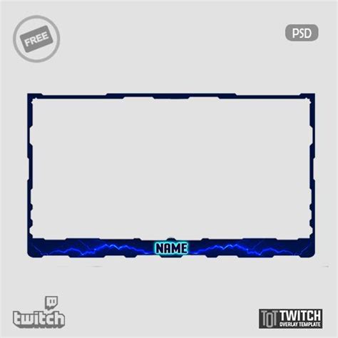 100 Free Twitch Facecam Overlay Template Twitch Overlay Template