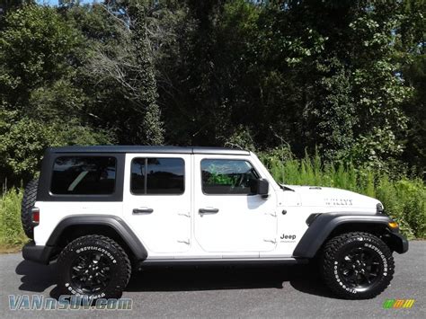 2021 Jeep Wrangler Unlimited Willys 4x4 In Bright White Photo 5