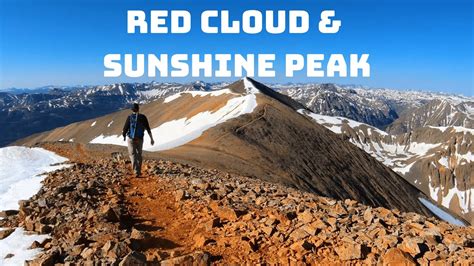 Colorado 14ers Red Cloud Peak And Sunshine Peak Virtual Trail Guide