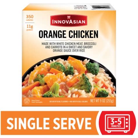 Innovasian Cuisine Orange Chicken Rice Bowl Frozen Meal 9 Oz Bakers