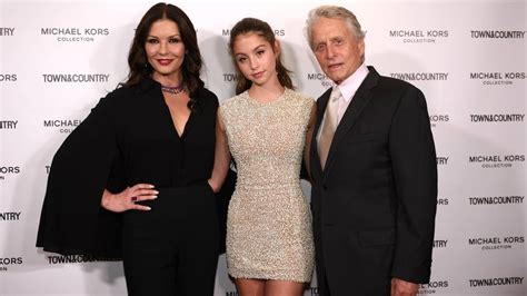Michael Douglas Identical To Daughter Carys In Incredible School Photo