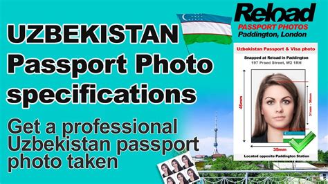 Uzbekistan Passport Photo And Visa Photo Snapped In Paddington London Youtube
