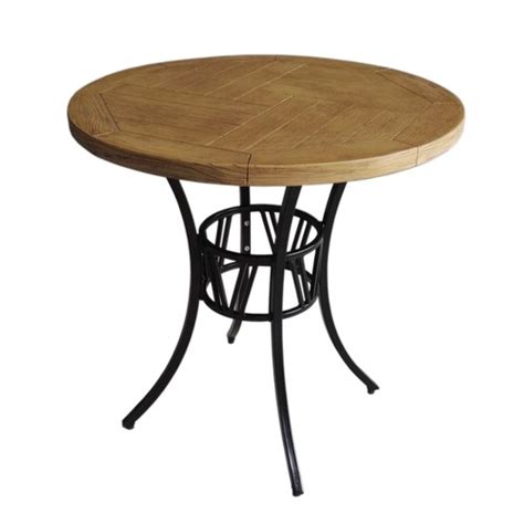 Sunlong Garden Round Outdoor Industrial Style Table And Reviews Temple