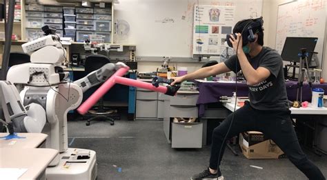 Foam Sword Fencing With A Pr2 Is The Best Kind Of Exercise Ieee Spectrum