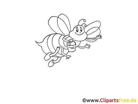 Biene clipart insekten für kinder biene thema biene kunst bienen basteln projekte im kindergarten coole tools bienenstock kunst anleitung. Free Clipart Biene