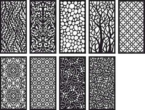 Pattern Panel Screen Collection Free Vector Vector Pattern Lasercut