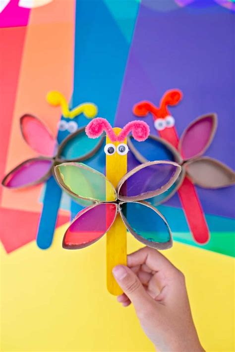 Butterfly Suncatcher Craft Fun Outdoor Craft For Kids In 2021