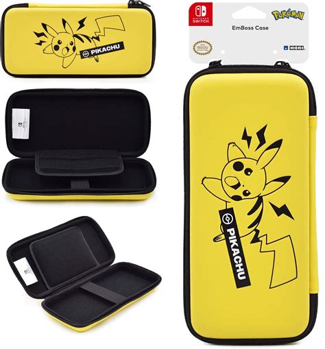 Hori Pikachu Emboss Case Officially Licensed By Nintendo And Pokemon