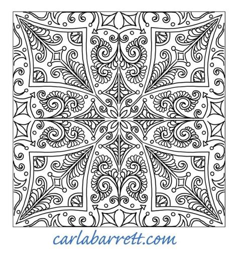 Quilt pattern coloring page print or file a pdf to customize and share. Another Quilt Design | Quilting designs, Abstract coloring ...
