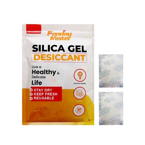 Buy Fonday Food Grade Silica Gel Desiccant Packets Dehumidifier Silica