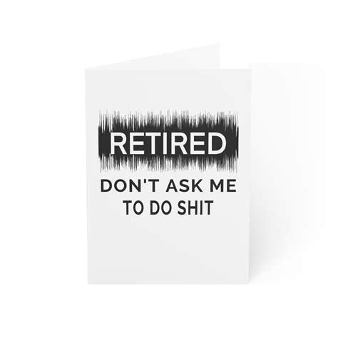 Funny Retirement Card For Men Woman Retirement Cards Funny Etsy