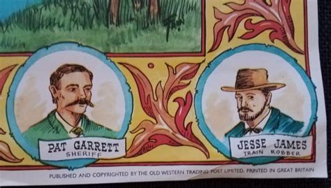 Sheriff Danny Arnolds Pictorial Map Of The Old West Showing Pioneer