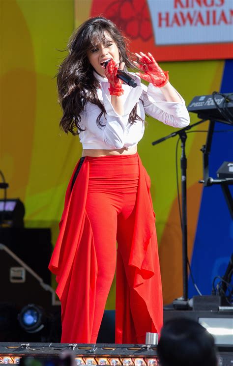 Camila Cabello Performs On Abcs Gma During Its Summer Concert Series