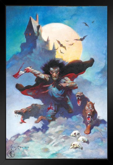 Trinx Wolves Night By Frank Frazetta Fantasy Werewolf Posters For Walls