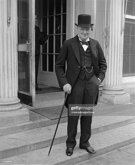 Sir Winston Leonard Spencer Churchill British Statesman He Served As