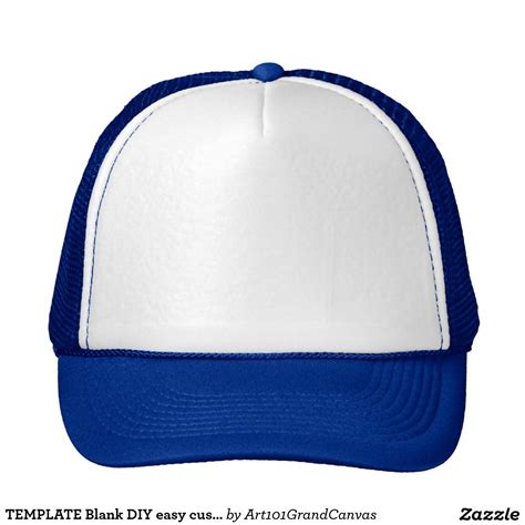 Template Blank Diy Easy Customize Add Text Photo Trucker Hat Baseball
