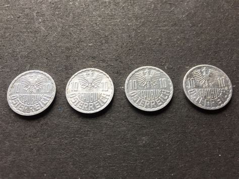 Austrian 10 Groschen Coins Coins From Austria Osterreich