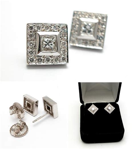 Lower the diamond earrings into the soapy water and let them soak for three or four minutes. How to Clean Diamond Earrings