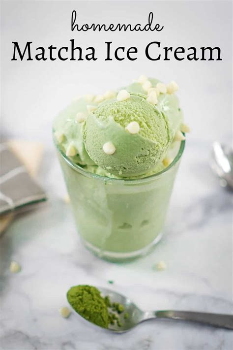 Matcha Ice Cream Green Tea Ice Cream Decorated Treats
