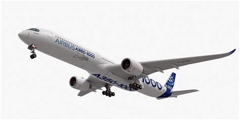 Airbus A350 1000 Xwb Plane 3d Model