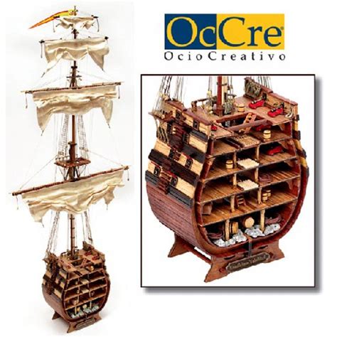 Fue el buque de guerra más grande del siglo xviii, con 130 bocas de fuego. Santisima Trinidad | 1:90 Model | Model ships, Model ...