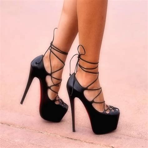 sexy strappy high heels shoes pinterest