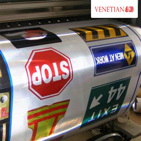 Venetian Eco Solvent Reflective Vinyl Sticker Stictac Digital