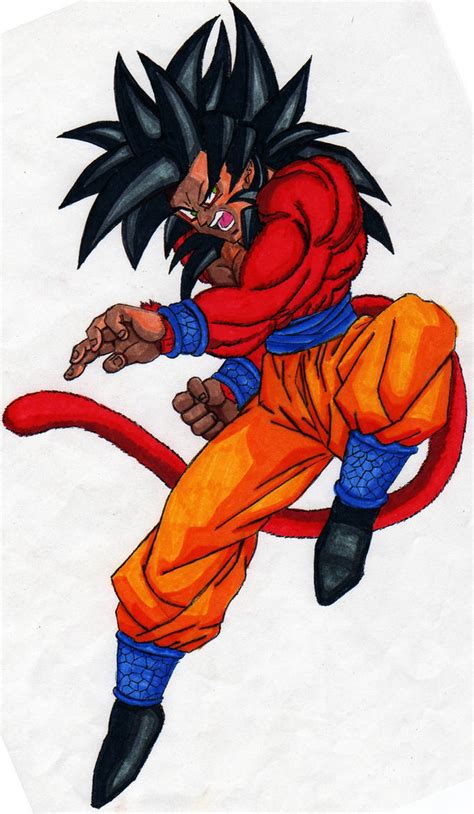 Super Saiya Jin 4 Goku By Chibason2 On Deviantart