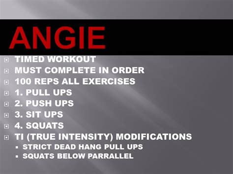 Crossfit Angie Sample Video From My Video Exerciseworkout Library Ep