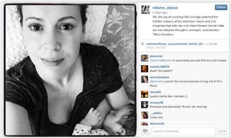 alyssa milano s breastfeeding instagram photo