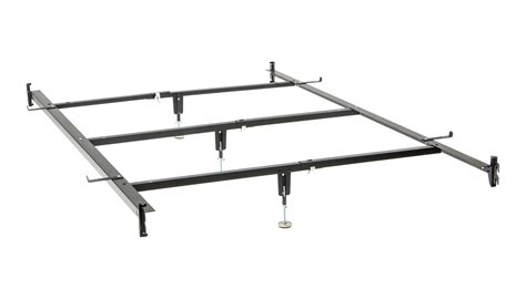 Full to Queen Converter Rails with 3 Supports | Queen bed frame, Bed frame rails, Bed rails