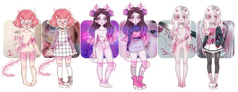Closed Demon Girls Mystery Aesthetic Adopt Reveal By