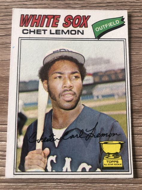 Chet Lemon Topps All Star Rookie White Sox He Was My Favorite