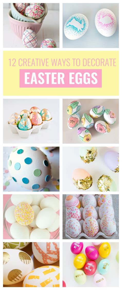 12 Creative Ways To Decorate Easter Eggs Mom Spark Mom Blogger