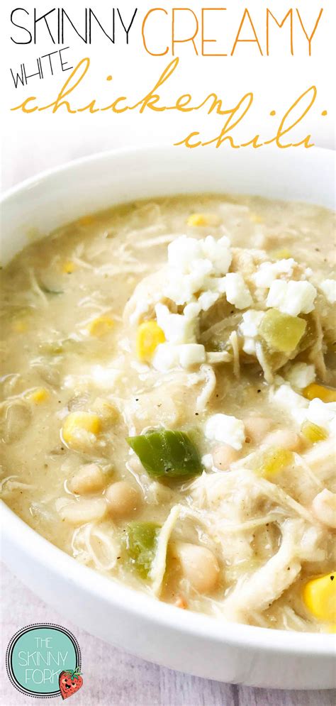 Purchase 4 meals & get 1 free meal + shipping included. Skinny Creamy White Chicken Chili — The Skinny Fork
