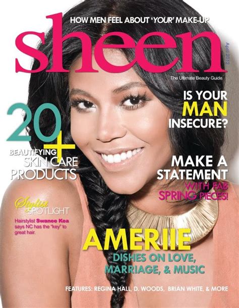 Ameriie Marchapril Sheen Magazine Cover Spread Atlnightspots