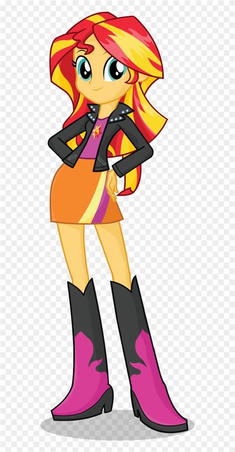 Equestria girls film, being a protagonist in the three next films, rainbow rocks, friendship games and legend of everfree.she's a student in canterlot high, former student of princess celestia, and a rhythm guitarrist for the rainbooms band. Sunset Shimmer , Png Download - My Little Pony Equestria ...