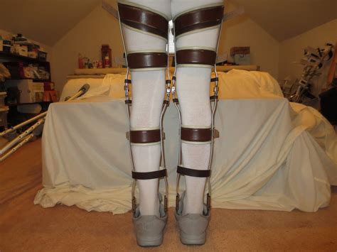 Brown Leather And Metal Polio Style Kafo Leg Braces Rear Vie Flickr