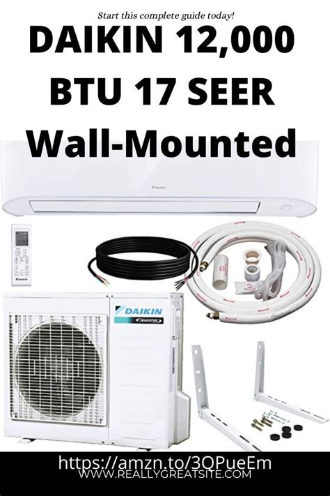 Daikin 12 000 Btu 17 Seer Wall Mounted Air Conditioner Repair Manual