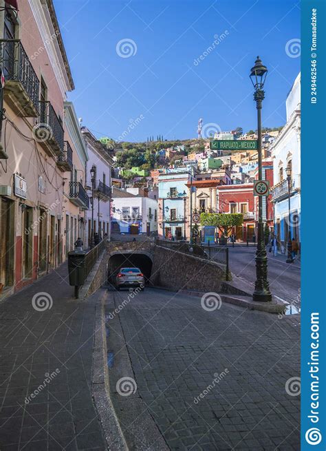 Guanajuato Mexico March 2022 A Colorful Photograph Of A Street In