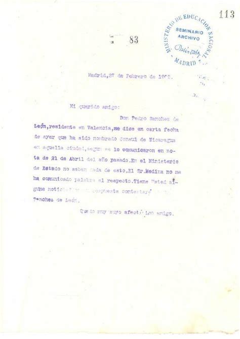 Carta De Rubén Darío A Sin Destinatario Biblioteca Virtual Miguel De