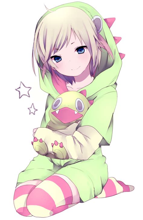 Cat Onesie Anime Girl In Onesie