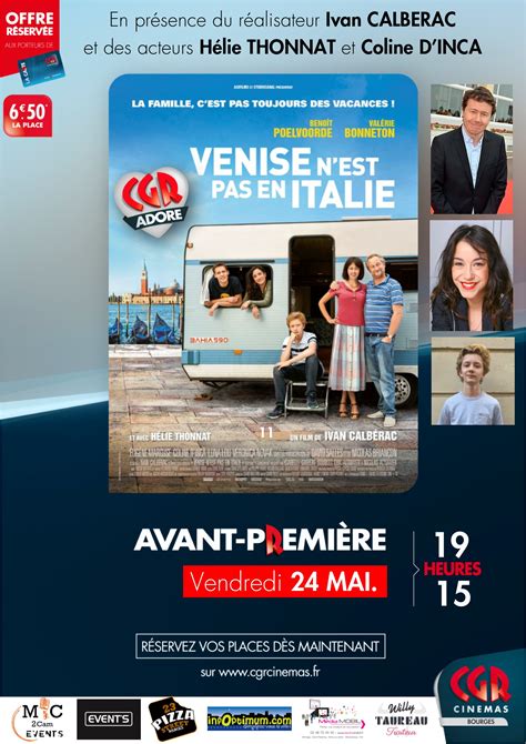 Evénement Cinéma Avant Première Du Film Venise Nest Pas En Italie Au