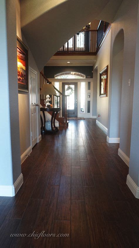 It offers tons of benefits and very few drawbacks. @Shaw Floors, Petrified Hickory 6x36 porcelain tile, in ...