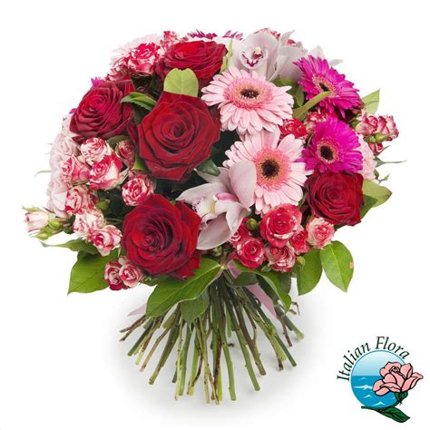 Vedi tutti gli articoli di decorazione parete. Bouquet di Fiori per fidanzamento con roselline e gerbere
